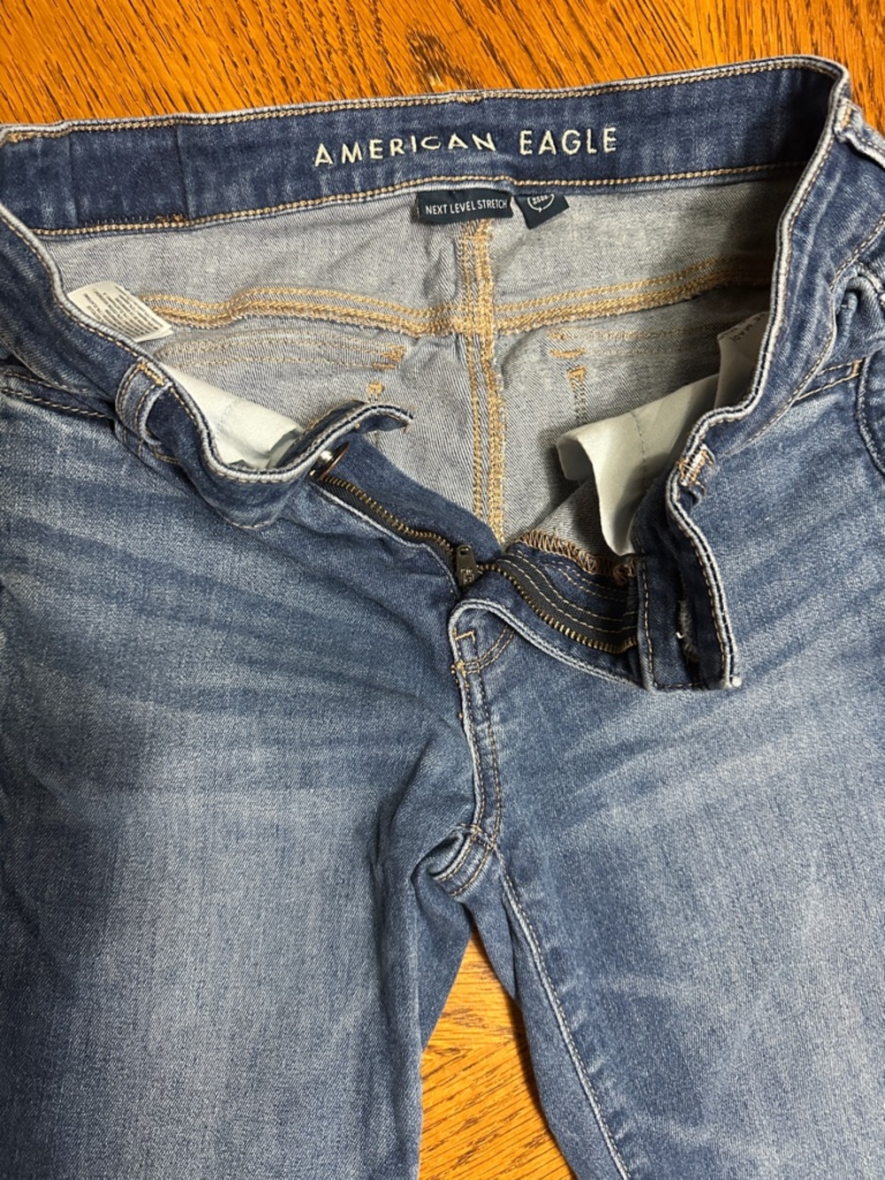 American Eagle Outfitters Women's Blue Denim Jeggings